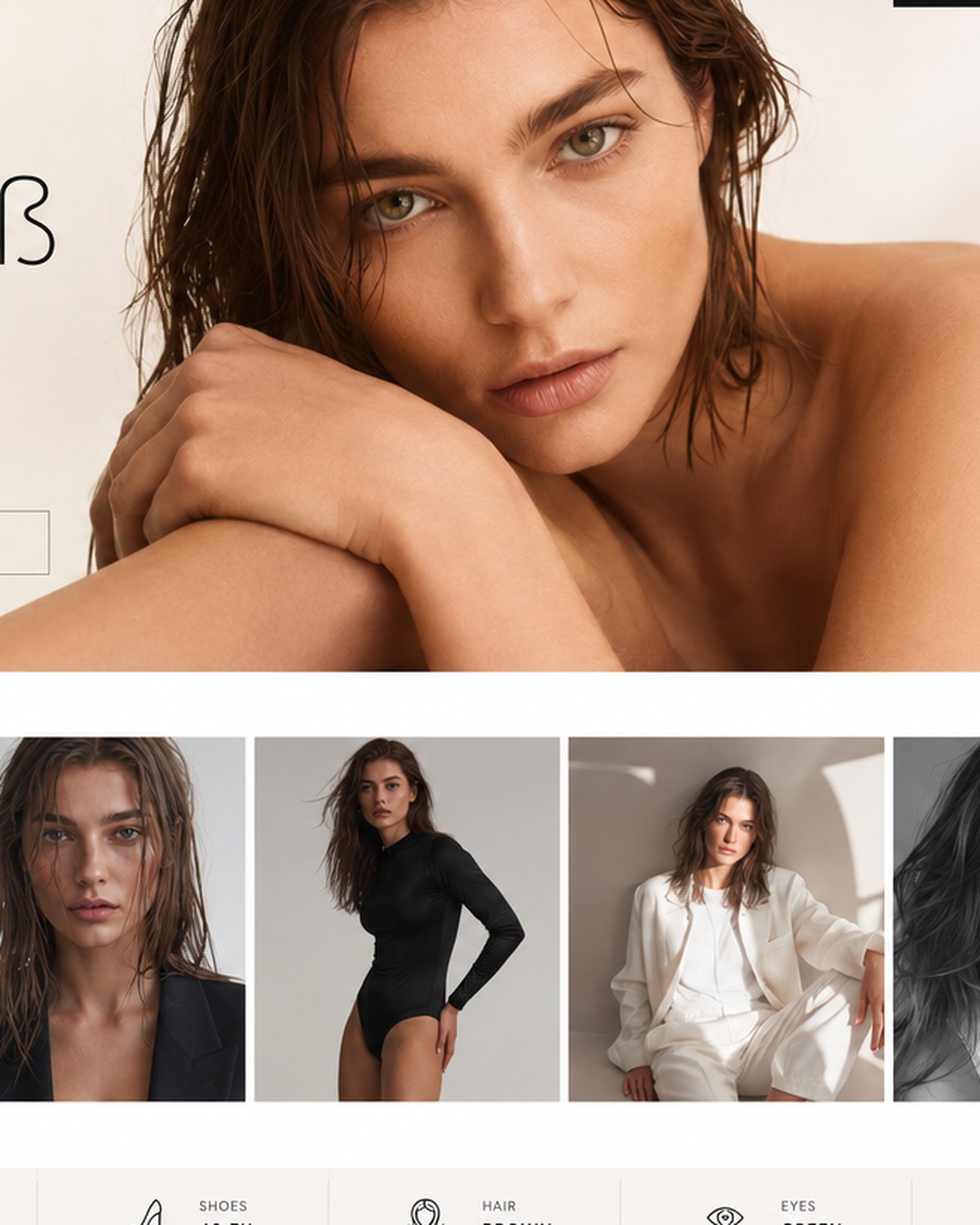 Model Portrait Lara Schnaus